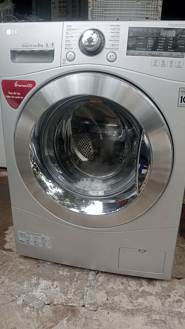 Máy giặt LG Inverter 8kg Bạc đẹp . Mua bán Máy giặt tại Quận Tân Phú Tp Hồ Chí Minh được đăng bởi Điện Tử Quách Điêu hình 1