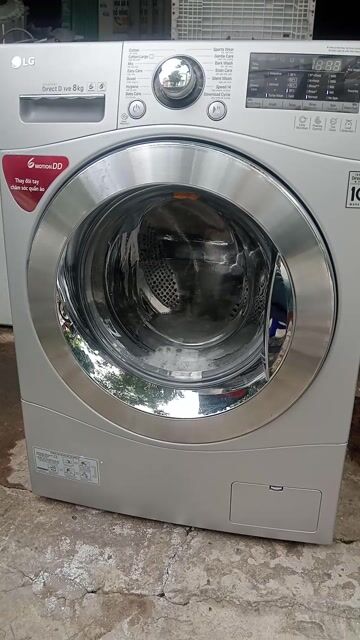 Máy giặt LG Inverter 8kg Bạc đẹp . Mua bán Máy giặt tại Quận Tân Phú Tp Hồ Chí Minh được đăng bởi Điện Tử Quách Điêu hình 1
