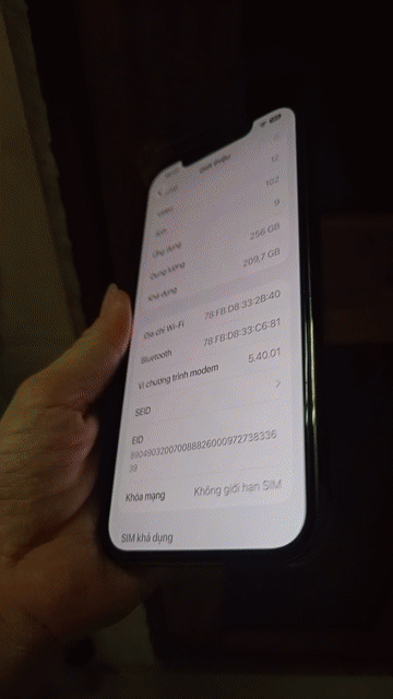 iPhone 13 Pro Max 256GB Xanh. Mua bán Điện thoại tại Thành phố Rạch Giá Kiên Giang được đăng bởi Trinh kim hình 1