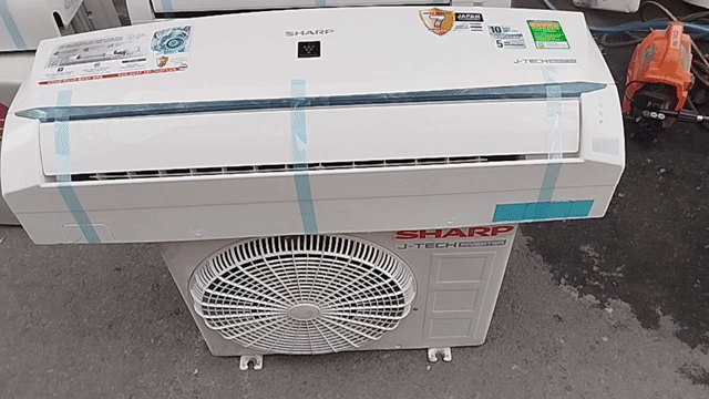Sharp J-Tech 1.5 hp INVERTER Dàn Đồng Bao lắp đặt. Mua bán Máy lạnh, điều hoà tại Quận Bình Thạnh Tp Hồ Chí Minh được đăng bởi Nguyên Khôi  hình 1