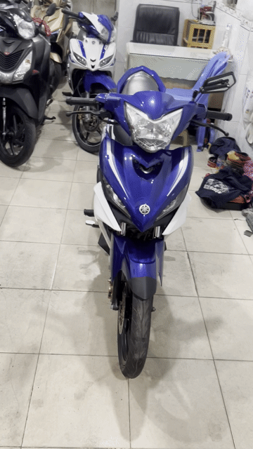 Yamaha Exciter Xanh trắng 2013. Mua bán Xe máy tại Thành phố Biên Hòa Đồng Nai được đăng bởi cửa hàng xe máy Anh Tuấn hình 1