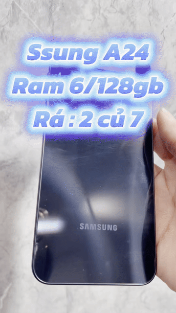 Samsung A24 128GB Đen. Mua bán Điện thoại tại Quận 4 Tp Hồ Chí Minh được đăng bởi Tuấn hình 1