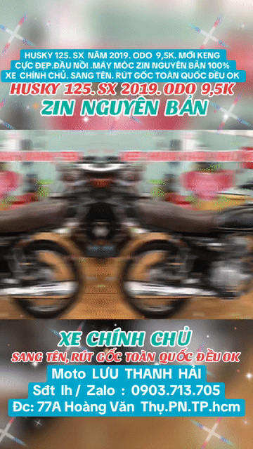 HUSKY 125,HÃNG.SYM,SX NĂM 2019.CỰC ĐẸP MÁY MÓC ZIN. Mua bán Xe máy tại Quận Phú Nhuận Tp Hồ Chí Minh được đăng bởi MOTO LUU THANH HAI  77A hình 1