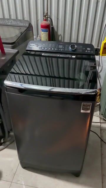 Máy giặt Aqua Inverter 12kg Xám. Mua bán Máy giặt tại Quận Sơn Trà Đà Nẵng được đăng bởi Dương Ngọc Mạnh hình 1