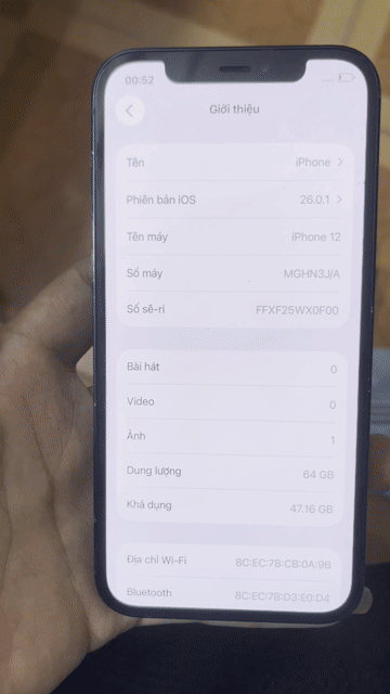 12T64Gb zin all bao check test kiểm tra. Mua bán Điện thoại tại Quận Hà Đông Hà Nội được đăng bởi  Trần Minh hình 1