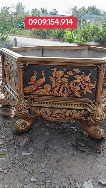 Chậu cây cảnh Lục giác Đá Đen, vàng 1.55m. Mua bán Cây cảnh, đồ trang trí tại Huyện Cần Giuộc Long An được đăng bởi TUAN NGUYÊN  hình 1