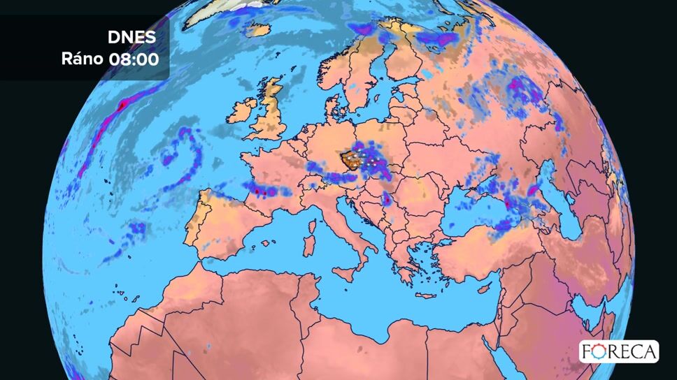Předpověď počasí pro Českou republiku