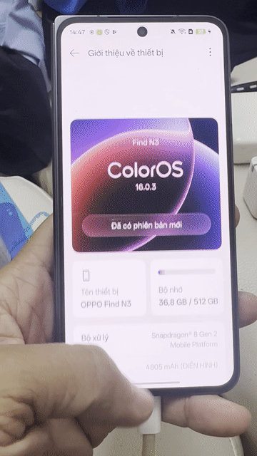 Oppo Find N3 512GB Đen. Mua bán Điện thoại tại Quận Bình Thạnh Tp Hồ Chí Minh được đăng bởi HStore hình 1