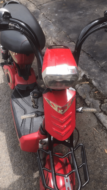 Xe đạp điện M133 màu Đỏ đã dùng. Mua bán Xe đạp tại Quận Tân Phú Tp Hồ Chí Minh được đăng bởi Xe Điện việt Trung hình 1