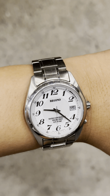 Đồng hồ Reguno Nam Thép 37mm. Mua bán Đồng hồ tại Thành phố Trà Vinh Trà Vinh được đăng bởi Nguyên hình 1
