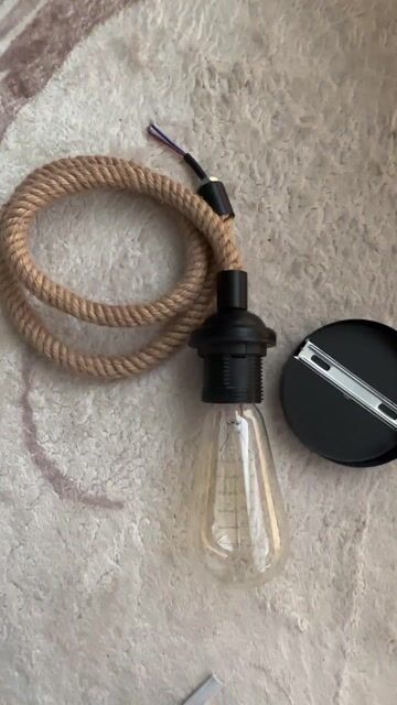 Đèn thả dây gai decor - 200k/3 dây đèn. Mua bán Đèn tại Quận Hà Đông Hà Nội được đăng bởi Yaya hình 1