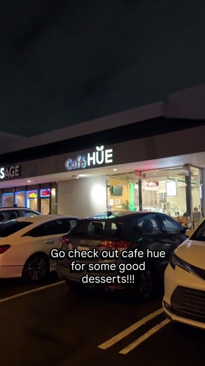 Cafe hue has some amazing desserts! They have some great coffee options as well! 