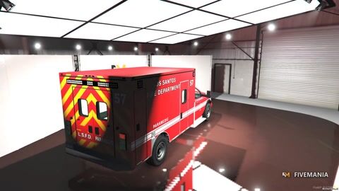 FIVEM Dodge Ram Ambulance | Lore Friendly Emergency Ambulance | Working Lights | Custom Livery | Add-On | Optimized | Fivem Ready | High Quality, video preview