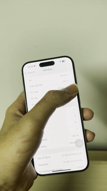Apple iPhone 15 Pro 128GB Xám 87%. Mua bán Điện thoại tại Quận 1 Tp Hồ Chí Minh được đăng bởi Phương hình 1