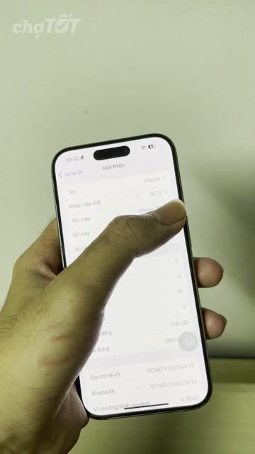 Apple iPhone 15 Pro 128GB Xám 87%. Mua bán Điện thoại tại Quận 1 Tp Hồ Chí Minh được đăng bởi Phương hình 1