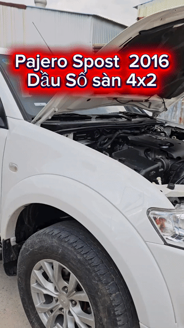 Mitsubishi Pajero Sport 2016 Trắng. Mua bán Ô tô tại Quận Gò Vấp Tp Hồ Chí Minh được đăng bởi Phúc Siu hình 1