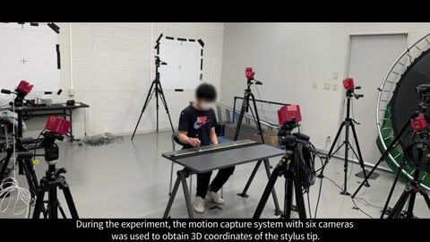 Human Fast Continuous Tapping from Trajectories