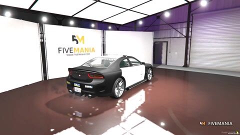 FIVEM Dodge Charger | Lore Friendly Police Patrol Car | Working Emergency Lights | Detailed Interior | Liveries | Add-On | Optimized | Fivem Ready | High Quality, video preview