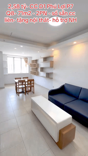 Mua bán Căn hộ Chung cư Khu dân cư Phú Lợi Quận 8 Tp Hồ Chí Minh diện tích 71 m² giá 2,58 tỷ