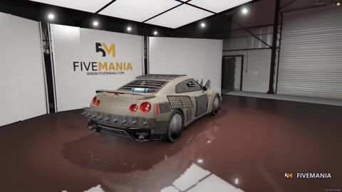 FIVEM Hawk | Post-Apocalyptic Sports Car [Unbadged] Add-On | Custom Armor | Spikes & Roof Rack | Unique Textures | Add-On | Optimized | Fivem Ready | High Quality, video preview