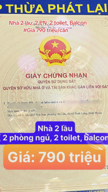 Mua bán Nhà ở Quận 12 Tp Hồ Chí Minh diện tích 15 m² giá 790 triệu