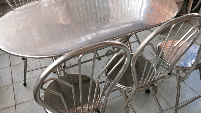 Bộ bàn ghế ăn INOX. Mua bán Bàn ghế tại Quận Tân Phú Tp Hồ Chí Minh được đăng bởi Dan hình 1