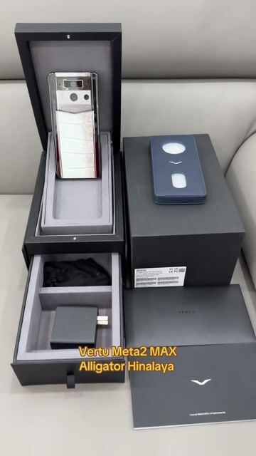 VERTU META2 MAX Alligator Himalaya Fullset Mới 99%. Mua bán Điện thoại tại Thành phố Thủ Đức Tp Hồ Chí Minh được đăng bởi Trung Vertu hình 1