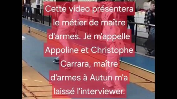 Être Maître d'armes