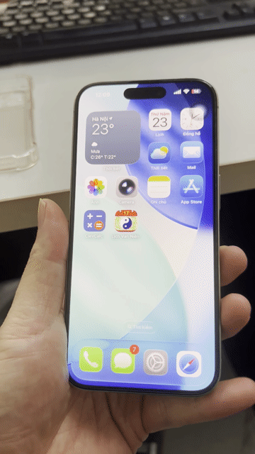 iPhone 15 Pro 128GB Xám. Mua bán Điện thoại tại Huyện Đông Anh Hà Nội được đăng bởi Quốc Hưng hình 1