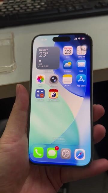 iPhone 15 Pro 128GB Xám. Mua bán Điện thoại tại Huyện Đông Anh Hà Nội được đăng bởi Quốc Hưng hình 1