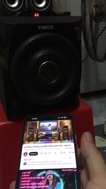 Loa Enkor F200 Đen. Mua bán Tivi, Âm thanh tại Thành phố Tây Ninh Tây Ninh được đăng bởi Tuấn Kiệt hình 1