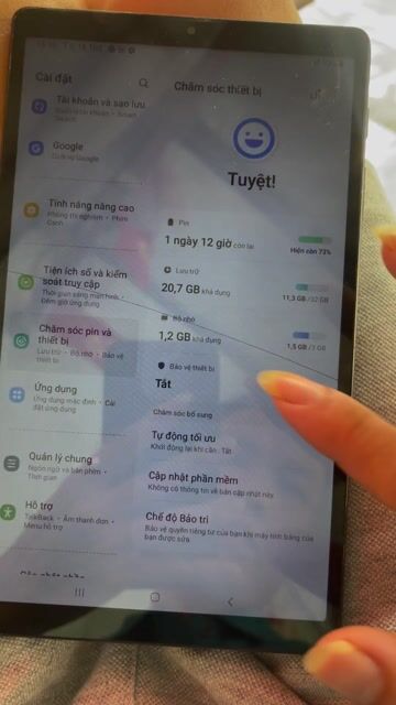 Samsung Galaxy Tab A7 Lite lắp sim,cài mọi app. Mua bán Máy tính bảng tại Quận Thanh Xuân Hà Nội được đăng bởi Anh Đức hình 1