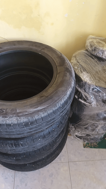 Mâm lốp ô tô VF3 mới 100% 6000km. Mua bán Phụ tùng xe tại Thành phố Phan Thiết Bình Thuận được đăng bởi Cory Ro hình 1