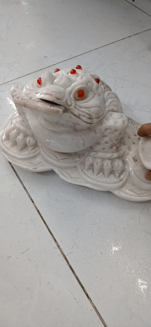 tượng đá ngọc trắng nặng 7kg5 pass lại 950k. Mua bán Cây cảnh, đồ trang trí tại Quận 8 Tp Hồ Chí Minh được đăng bởi nguyễn phúc hậu hình 1