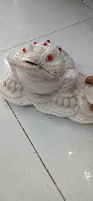 tượng đá ngọc trắng nặng 7kg5 pass lại 950k. Mua bán Cây cảnh, đồ trang trí tại Quận 8 Tp Hồ Chí Minh được đăng bởi nguyễn phúc hậu hình 1