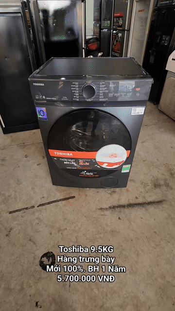 Máy giặt Toshiba 9.5kg. Mua bán Máy giặt tại Thành phố Sóc Trăng Sóc Trăng được đăng bởi Điện Lạnh Hoàng Khải hình 1