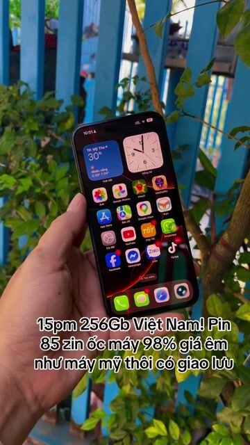 iPhone 15 Pro Max 256GB VN/A pin 85% Blue Titanium. Mua bán Điện thoại tại Thành phố Mỹ Tho Tiền Giang được đăng bởi LH Max Dilys hình 1
