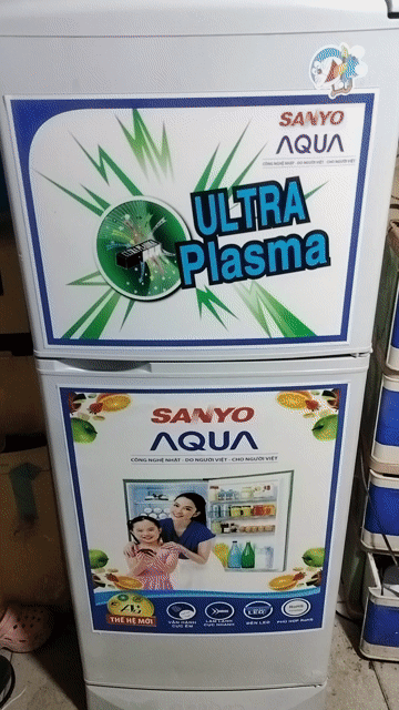 Tủ lạnh Sanyo Xám Đang sử dụng tốt. Mua bán Tủ lạnh tại Quận Thanh Xuân Hà Nội được đăng bởi Thanh Trúc hình 1