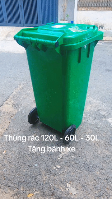 Thùng rác SG Plastic 120 lít Xanh lá Nhựa. Mua bán Nội thất, đồ gia dụng khác tại Quận Gò Vấp Tp Hồ Chí Minh được đăng bởi Tấn Đạt hình 1