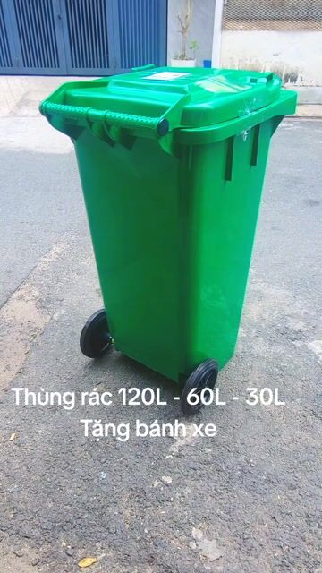 Thùng rác SG Plastic 120 lít Xanh lá Nhựa. Mua bán Nội thất, đồ gia dụng khác tại Quận Gò Vấp Tp Hồ Chí Minh được đăng bởi Tấn Đạt hình 1