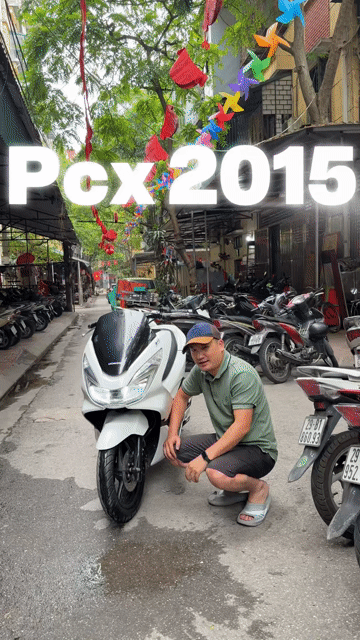 Honda PCX 2015 Trắng Đẹp Nguyên Bản 29C1. Mua bán Xe máy tại Quận Ba Đình Hà Nội được đăng bởi Xe Máy Nam Thi hình 1