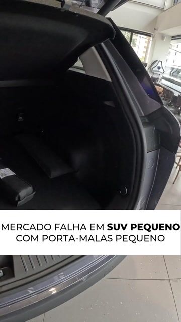 Mercado falha em SUV pequeno com porta-malas pequeno
