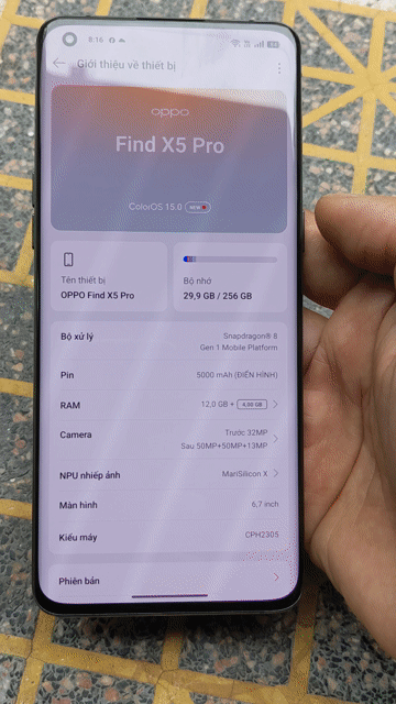 Oppo find x5 pro tại cellphones còn bh 12th. Mua bán Điện thoại tại Quận Bình Thạnh Tp Hồ Chí Minh được đăng bởi Trần Xuân Hoàng hình 1