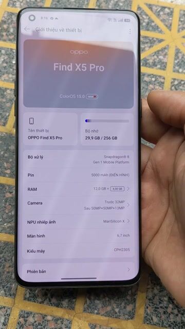 Oppo find x5 pro tại cellphones còn bh 12th. Mua bán Điện thoại tại Quận Bình Thạnh Tp Hồ Chí Minh được đăng bởi Trần Xuân Hoàng hình 1