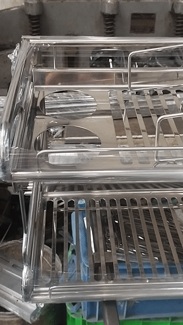 Kệ chén Cao Cấp Inox 2 tầng chống gỉ sét Bạc. Mua bán Dụng cụ nhà bếp tại Quận Bình Tân Tp Hồ Chí Minh được đăng bởi phạm Thị Tươi hình 1