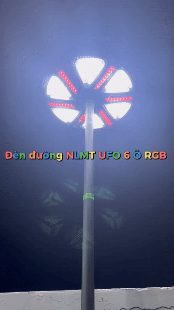 Đèn năng lượng LED UFO RGB Đổi màu RGB 550mm. Mua bán Đèn tại Quận Tân Phú Tp Hồ Chí Minh được đăng bởi ĐẠI LÝ CAMERA QUAN SÁT hình 1