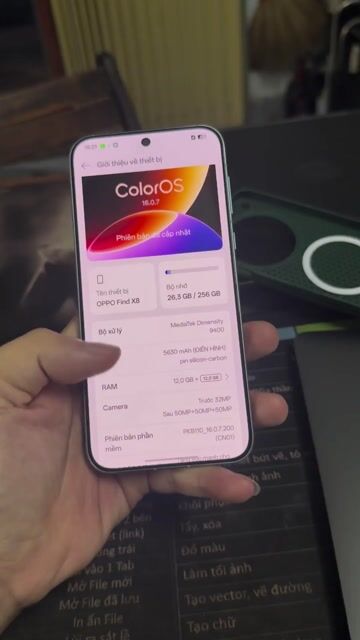 Oppo Find X8 256GB Đã dùng. Mua bán Điện thoại tại Quận Gò Vấp Tp Hồ Chí Minh được đăng bởi Quảng Phạm Mua Iphone Lock HCM hình 1