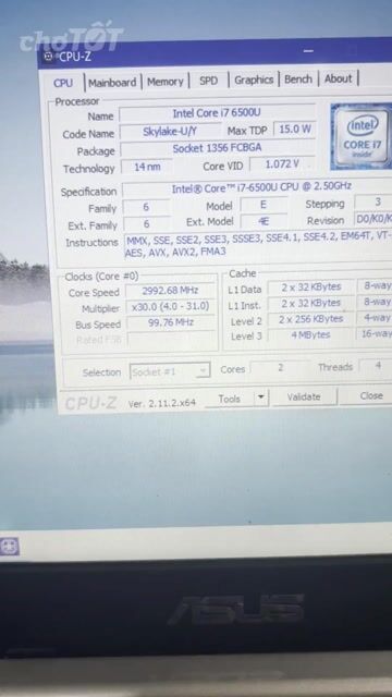 laptop i7 gen 6 ram 8g ssd 240g màn 14in. Mua bán Laptop tại Thị xã Tân Uyên Bình Dương được đăng bởi Khang hình 1