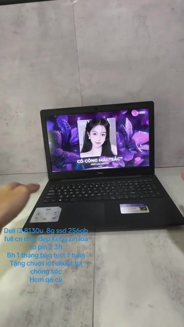 Dell Inspiron 15 i3 8GB/256GB Đen. Mua bán Laptop tại Quận 6 Tp Hồ Chí Minh được đăng bởi Máy Tính Bảo Ngọc hình 1