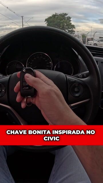 CHAVE BONITA INSPIRADA NO CIVIC #honda #civic